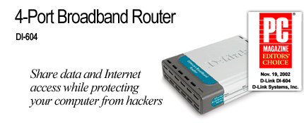 Picture of DI-604 Router